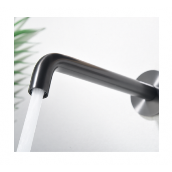 Μπαταρία Νιπτήρος Εντοιχιζόμενη IMEX GENOVA BLACK GUN METAL GLG053/BGM Ανθρακί